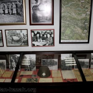 Часть экспозиции по теме «Русский корпус на Балканах»