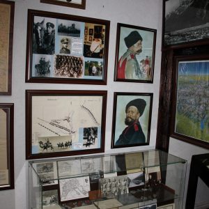 Часть экспозиции по теме «Казачьи части в составе Вермахта».