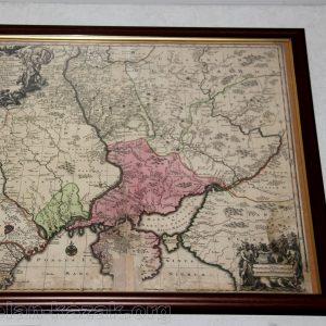 Карта земель, населенных днепровскими и донскими казаками (П. Шенк, конец XVII – начало XVIII вв.).