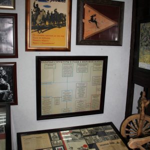 Часть экспозиции по теме «Казачьи части в составе Вермахта».