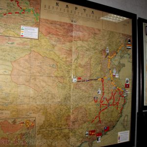 Карты военных действий в ходе Гражданской войне в Китае (1924-1928 гг.), вооруженных конфликтов на КВЖД (1929 г.) и в Синьцзяне (1931-1934 гг.).