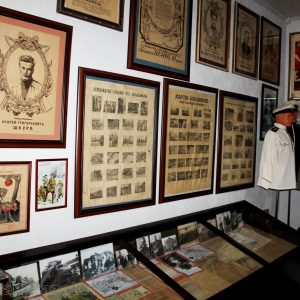 Часть экспозиции, посвященной событиям Гражданской войны на Юге России в 1919 – начале 1920 гг.