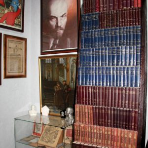 Часть экспозиции, посвященной В.И. Ленину.